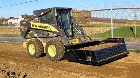 skid steer power rock rake|dirt rake for skid steer.